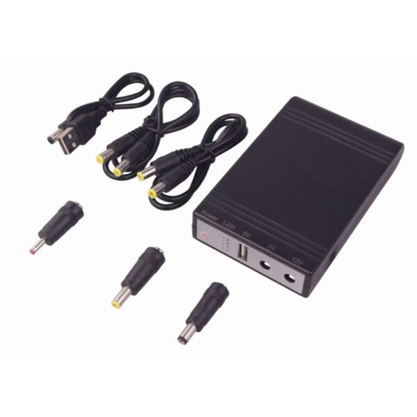 WGP Mini DC UPS for wifi router + onu 10 Hours power backup (5v,9v+12v, 12 Output) - Image 2